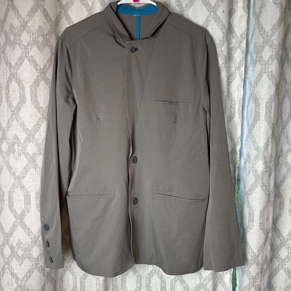 Unbranded Men's Grey and Khaki Jacket